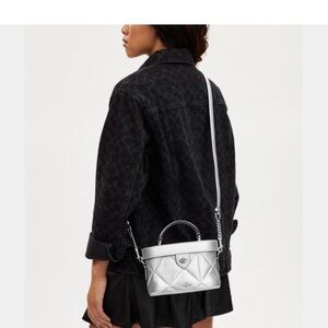 COACH Kay Silver Crossbody Bag